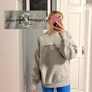 Penn State University Vintage Embroidered Crewneck Sweatshirt